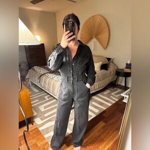 Target universal threat denim jumpsuit black size 4